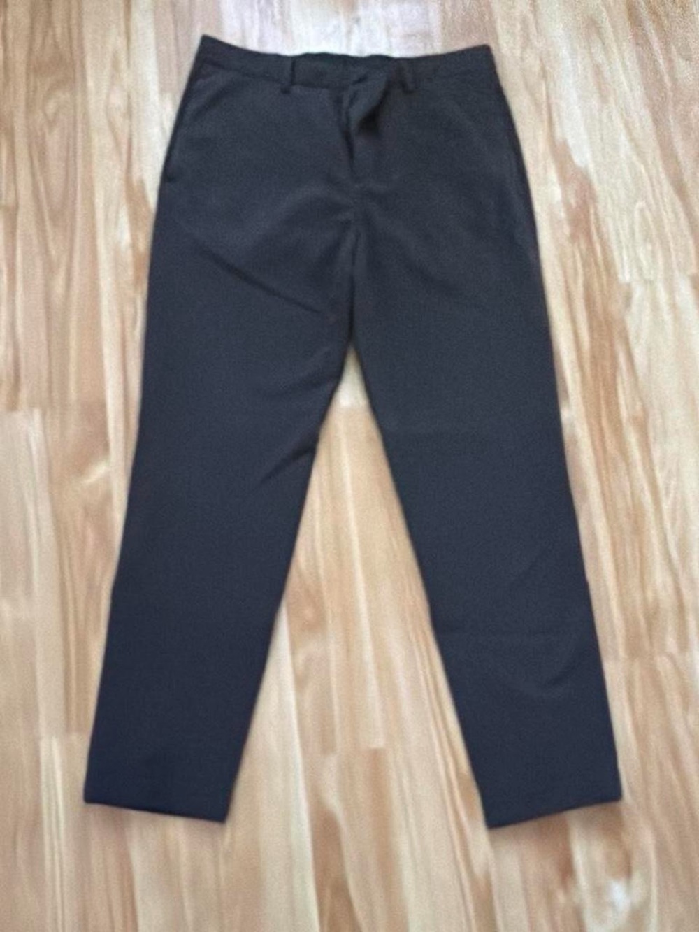 H&M Men's Black Straight Dress Pants